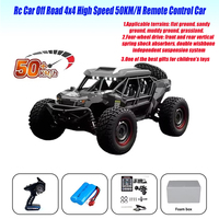 RC car 4x4 speed model 4WD 50 km/h remote control vehicle LED headlights with brushless motor 1/16 toy Gift suitable for boys