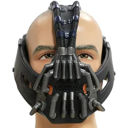 New Bane Mask Cosplay Mask Dark Knight Cosplay Adult Helmet Halloween Carnival Party Cosplay Horror Prop Movie Horror Mask