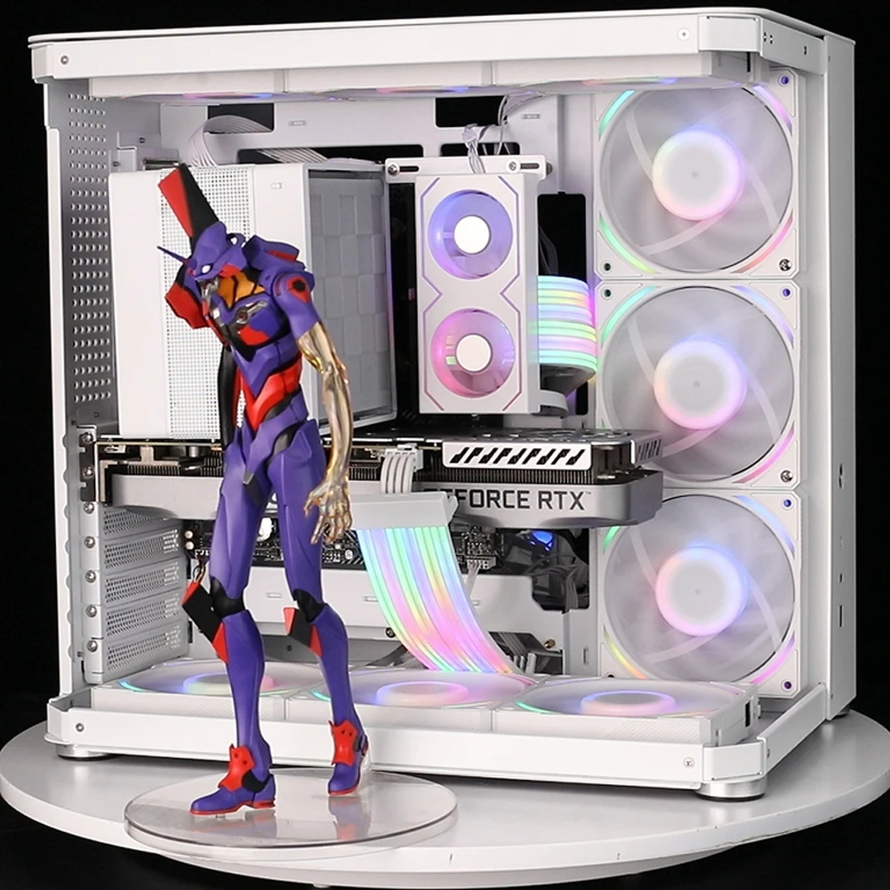 

Охладитель оперативной памяти, 4-контактный ШИМ/5 В, 3-контактный ARGB с двумя охлаждающими вентиляторами 5020, радиатор оперативной памяти, охлаждающий вентилятор оперативной памяти для DDR4 DDR5