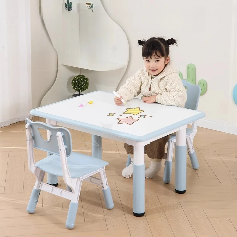 Children’s Desk Kids Table Chair Set with Storage Adjustable  Desk for Kids Room Comfortable Desk Chair kids table and chair set
