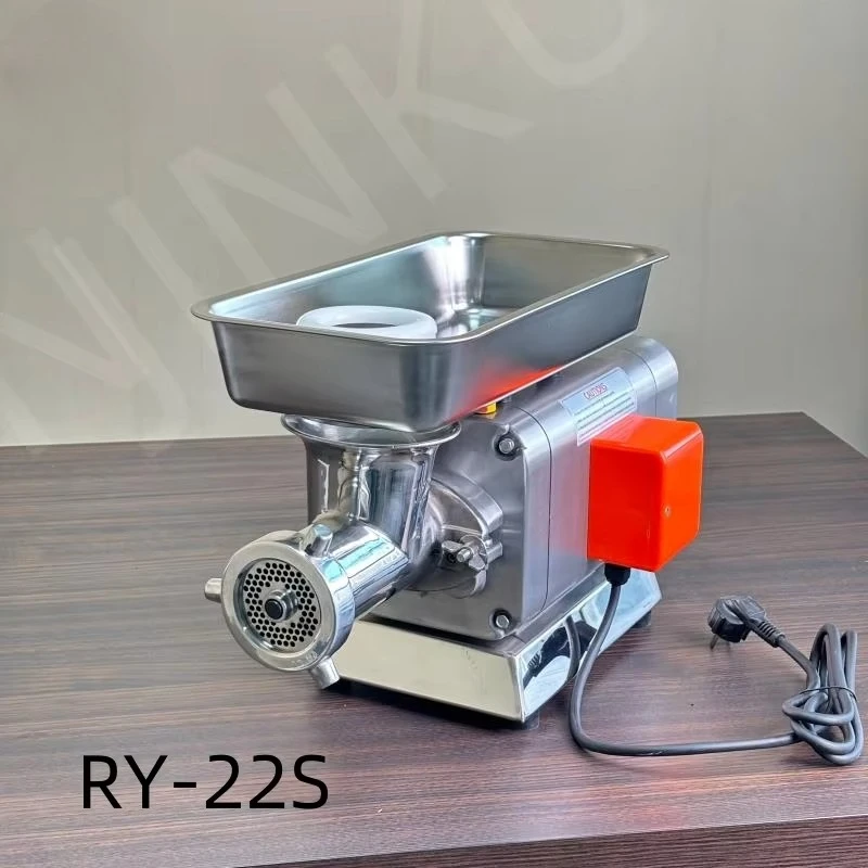 Profesjonalna maszynka do mielenia mięsa 1.5HP 220V do wołowiny, wieprzowiny, kurczaka, miękkich kości, elektryczna 220V RY-22S Farm Industries