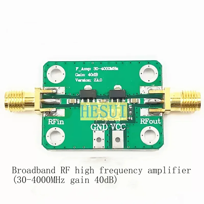 40dB 30MHz- 4000MHz Broadband Low power Microwave RF amplifier module 4GHz Amplifier module board