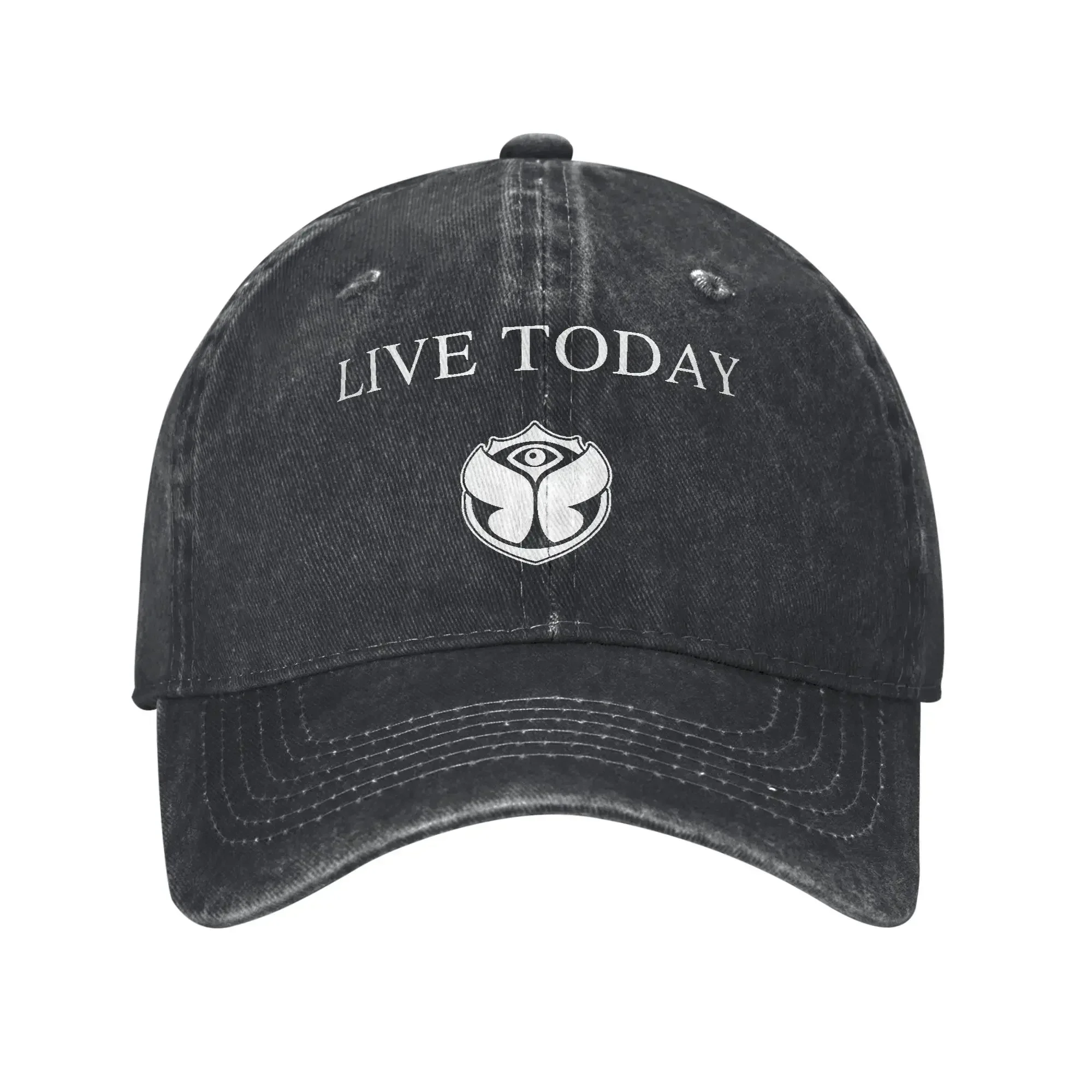 New Live Today With Tomorrowlands Music Festival Baseball Caps Denim Hats Cap Vintage Outdoor Running Golf Gift Snapback Hat