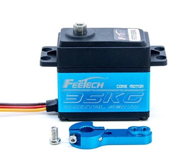 Feetech DS3235 FT7135M Digital Servo 35KG 180 Degree Waterproof Baja Servo with Metal Arm 1/8 1/10 1/12 RC Cars Accessory