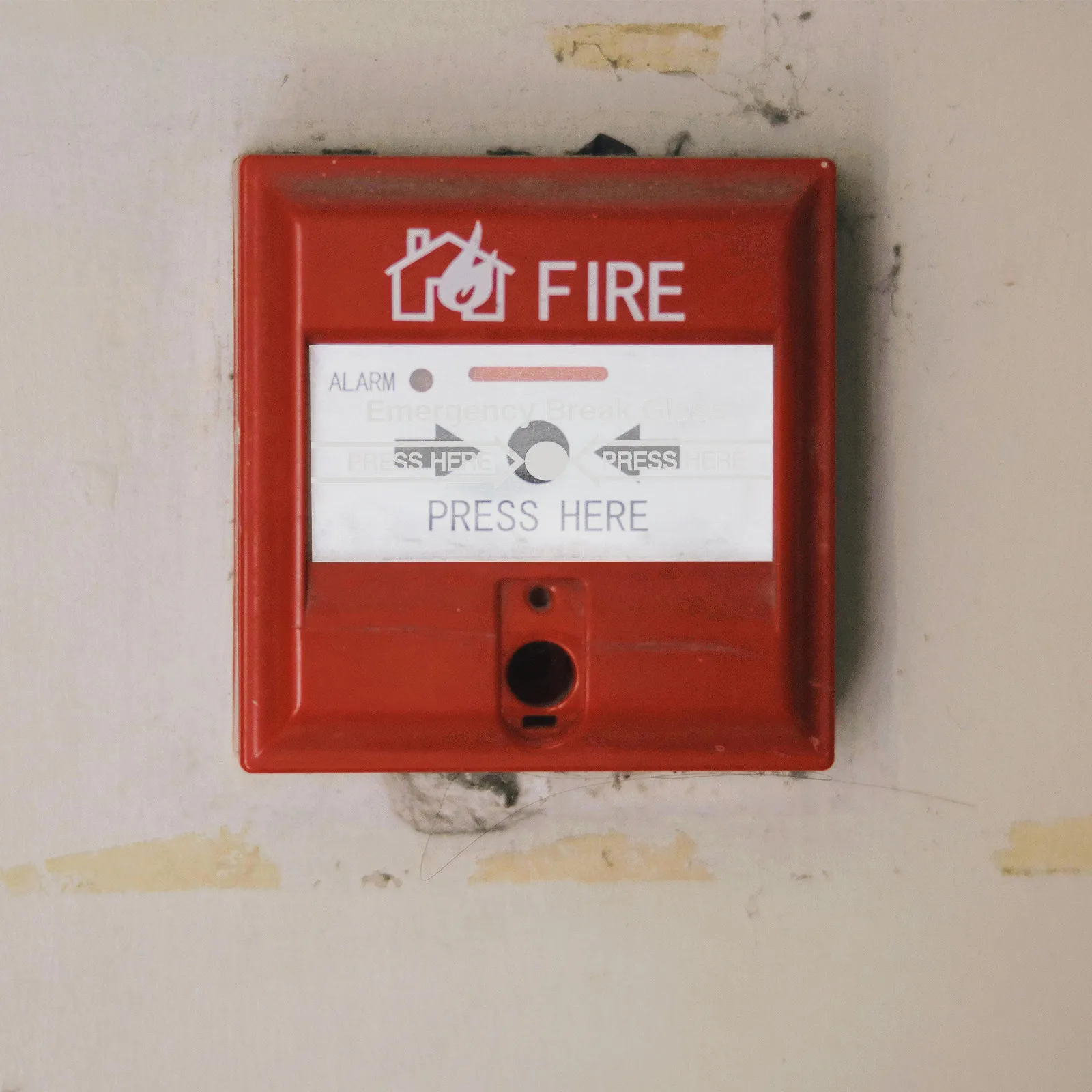 10Pcs Fire Alarm Glass Replacement Pieces High Temperature Resistant Waterproof for Manual Call Point Emergency Activation