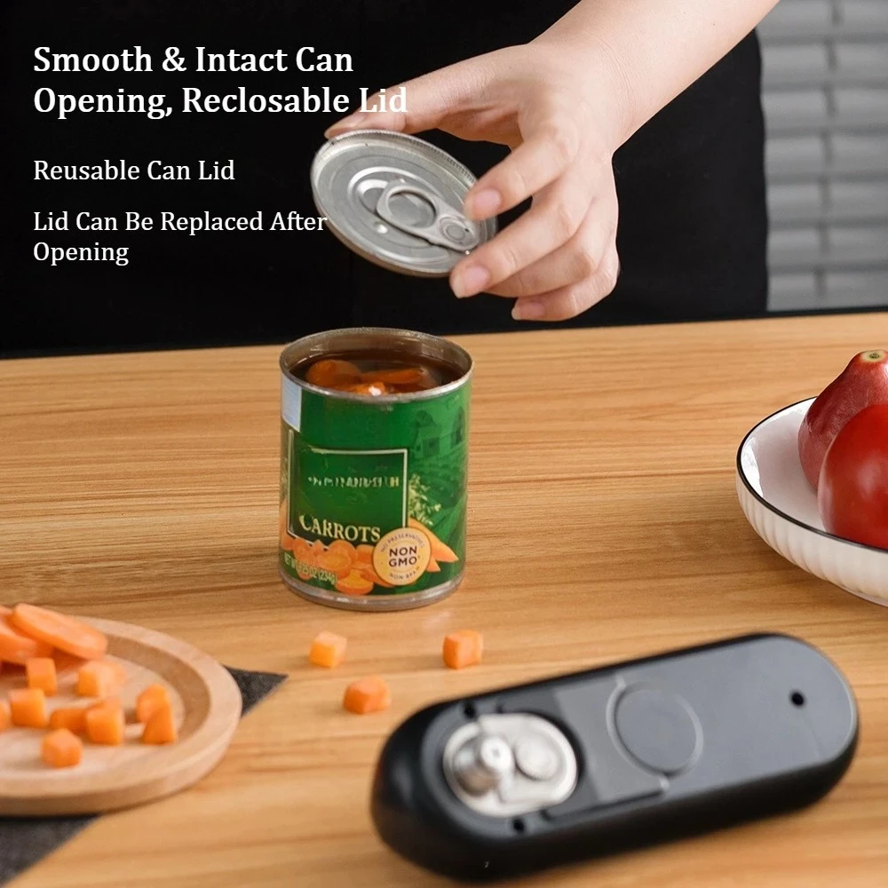 

Portable Wireless Automatic Electric Can Opener Mini Multifunctional Hand-Free Jar & Can Opener for Home Kitchen