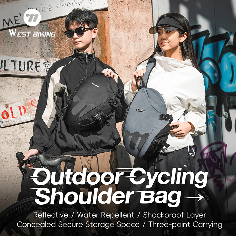 

Cycling Backpack Multi Purpose Outdoor Sports Shoulder Bag Men Leisure Day Pack Work Commute Bike Travel Chest Bag