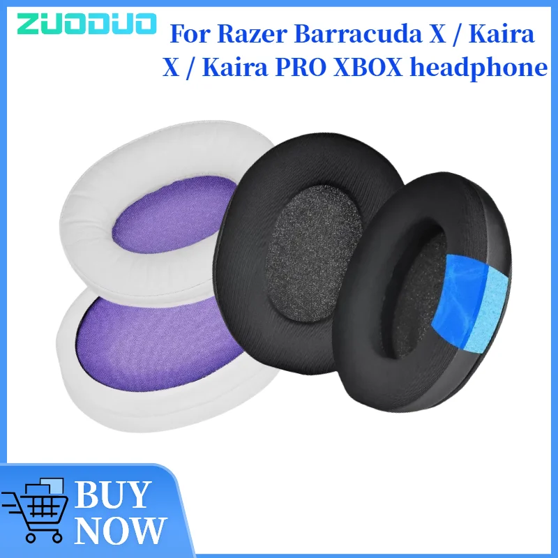 Сменные кожаные охлаждающие гелевые наушники ZUODUO для наушников Razer Barracuda X/Kaira X/Kaira PRO XBOX, удобно носить