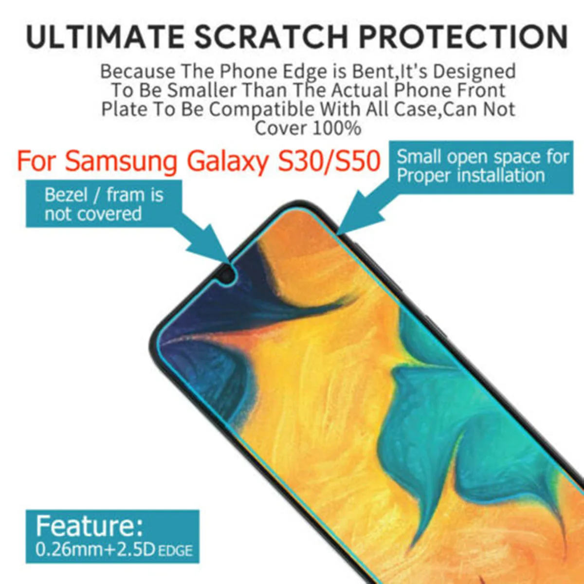 الزجاج المقسى ل TP-Link Neffos C7 C9 C9A C9S C9 MAX X20 PRO واقي للشاشة طبقة رقيقة واقية #5