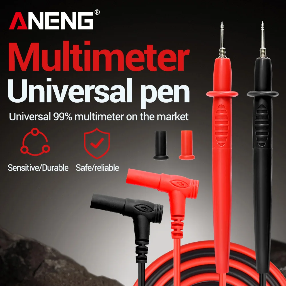 ANENG A99+ Universelle Multimeter-Messleitungen 1000V 10A Multimeter-Sonden Hochpräzise Nadelspitzen Multifunktions-Teststift Kabel