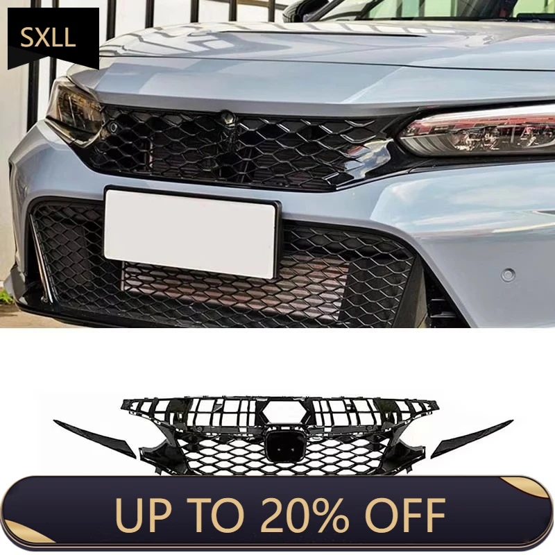 

SXLL 2022 11th Hatchback High Quality Front Grille Body Kit Sport Style ABS Material Front Bumper Grille