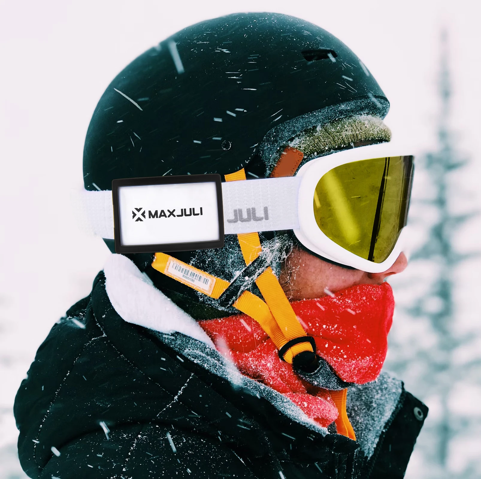 MAXJULI Ski Goggles Pass Holder 3013