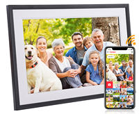 BOCHSBC Frameo 10.1inch WiFi Smart Digital Photo Frame IPS HD 1280 * 800 LCD touch screen for free Share photos and video Movie