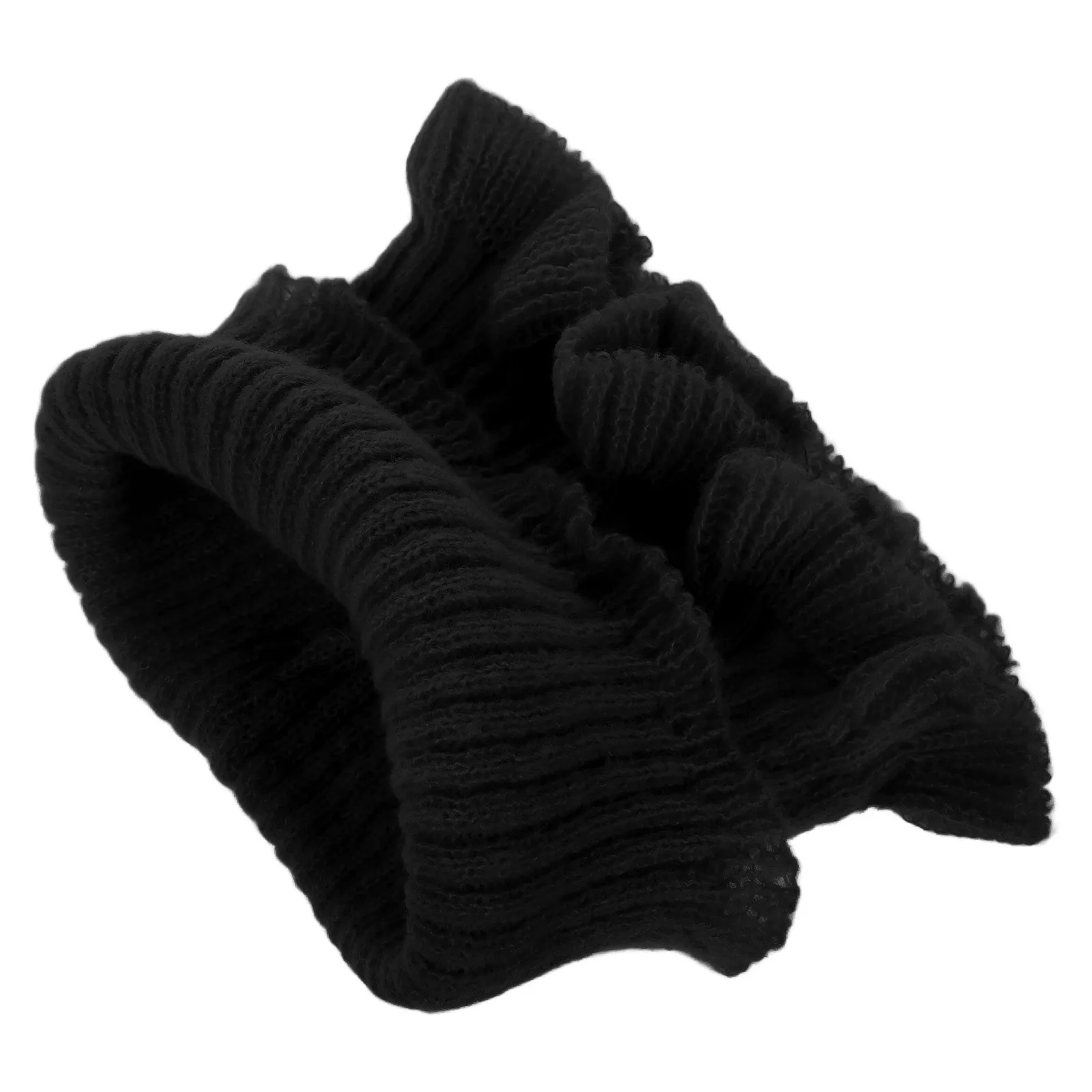 Thick Neck Gaiter Women Fake Turtleneck Dickey Detachable False Collar Knitted Scarves Winter Warm Uv Protection