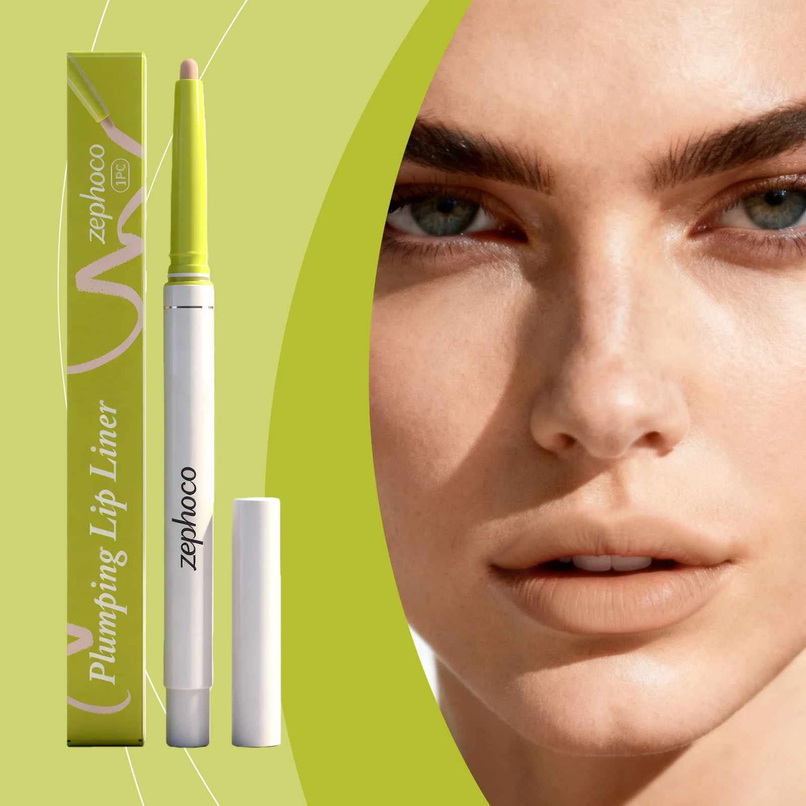 Invisible Extreme Plumping Lip Liner Hard-Hitting Active Ingredients 8 Hours Extreme Plumping Gloss Up Safe Tingling Sensation