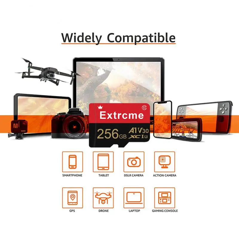 U3 A2 V30 Class 10 Micro Card 128GB 64GB 256GB 512GB High Speed Memory Card SD TF Card With Adapter For Nintendo Switch