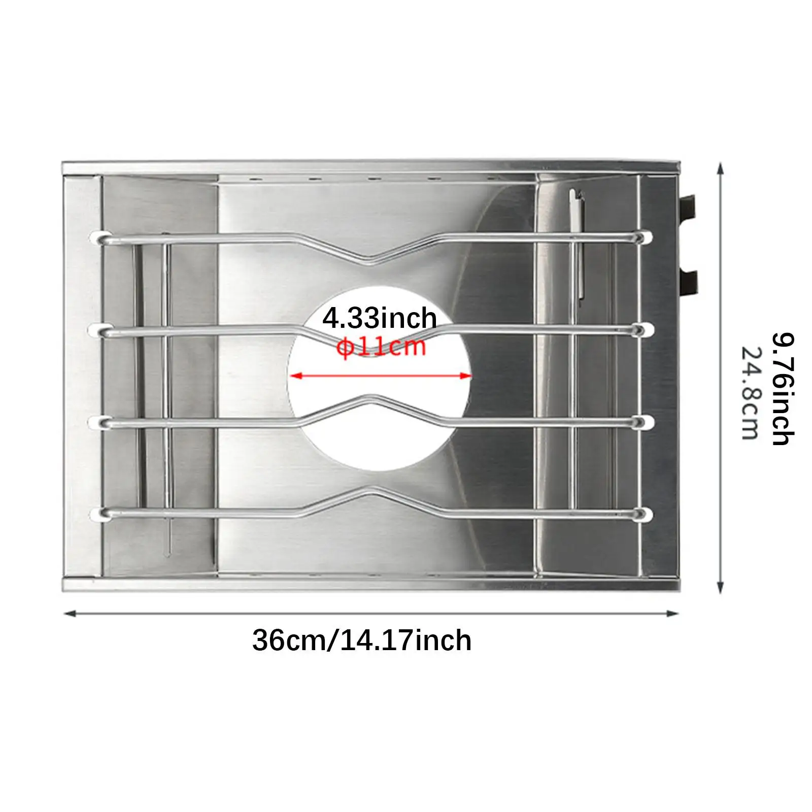 

Furnace Plate Frame Windproof Sinking Bracket for Backpacking Hiking Fishing