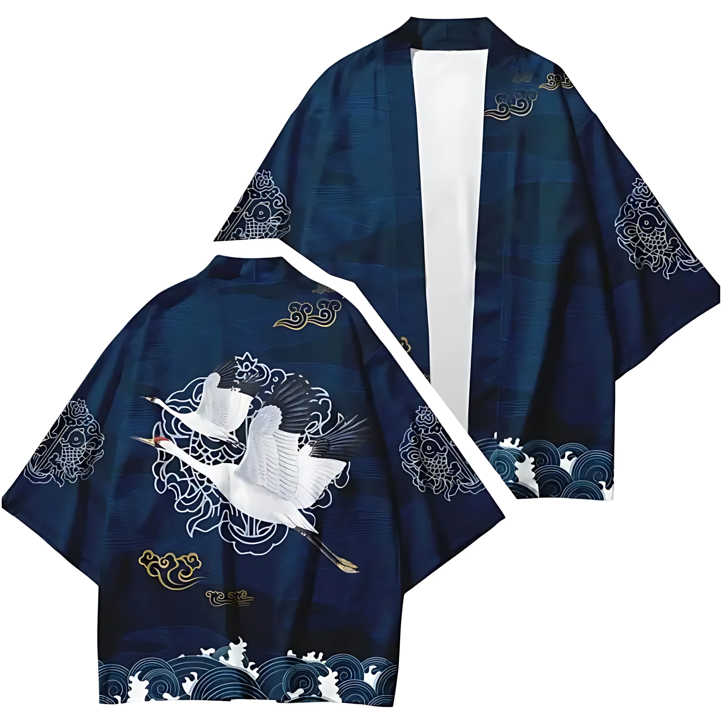 2026 Summer Men's Kimono 3D Printed Pattern Breathable Lightweight Casual Fashion Outdoor Men's Clothing