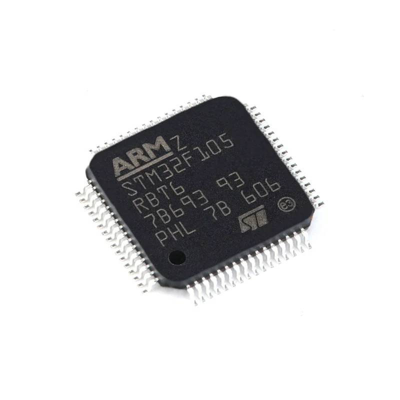 Original genuine STM32F105RBT6 LQFP-64 ARM Cortex-M3 32-bit microcontroller MCU