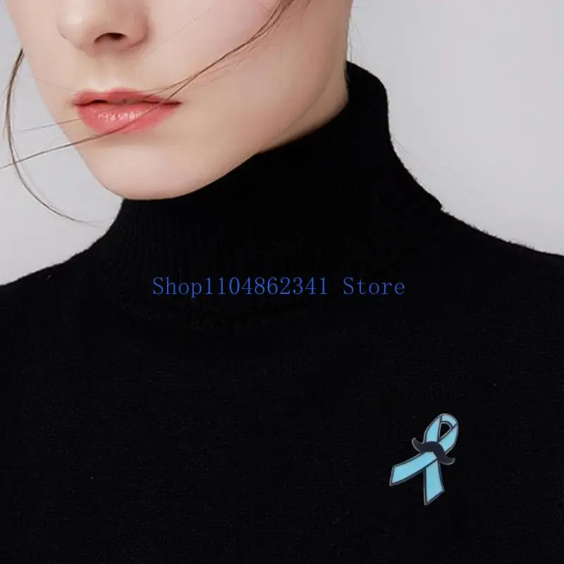 Accessorio premium con spilla in metallo con nastro scintillante 5asd per stile casual professionale