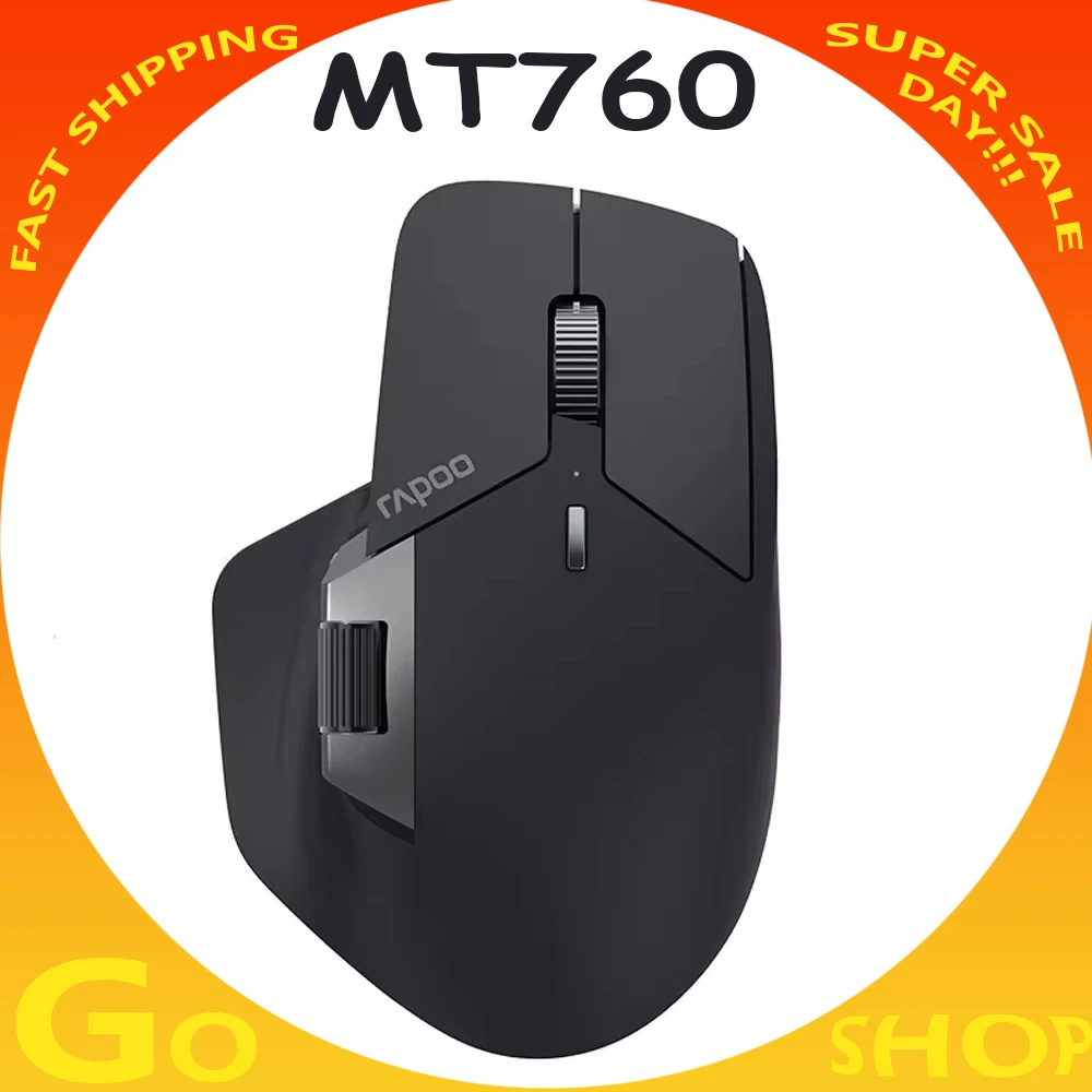 rapoo mt760 mouse sem fio tres modos de jogo leve baixa latencia bateria de longa duracao fps pc acessorios para jogos 01