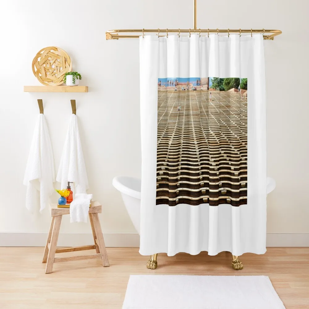 

Red Rocks Amphitheater View from the Stage Shower Curtain For The Bathroom Waterproof Bathroom Shower Curtain