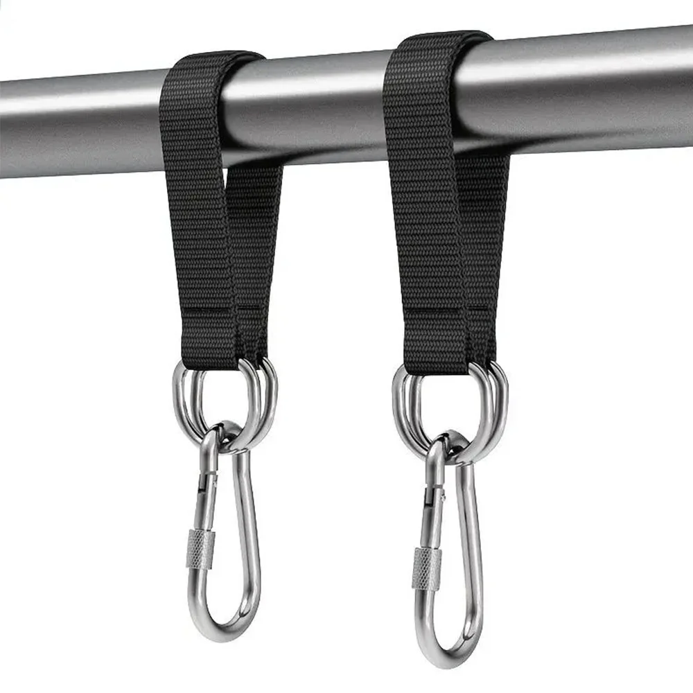 Tree Swing Straps 200kg Heavy Duty Hook Ring Hanging Belt Connecting Belt for Hammock Punching Bag Swing Horizontal Bar