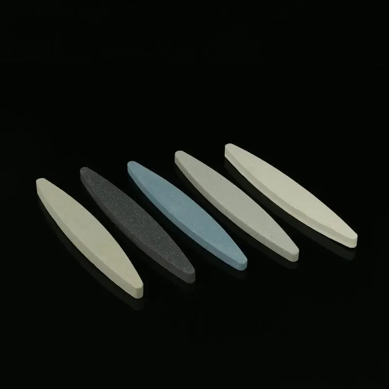 One Piece 240 Grit Alumina Ship Type Oval Whetstone Household Kitchen Outdoor Fast Sharpener Available Bladesharpening Stone