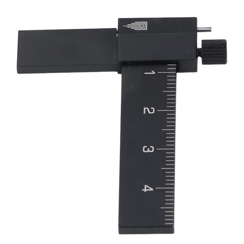 Model Equidistant Parallel Scriber Adjustable Isometric Scribing Ruler Model Carving Line Tool Black/Red