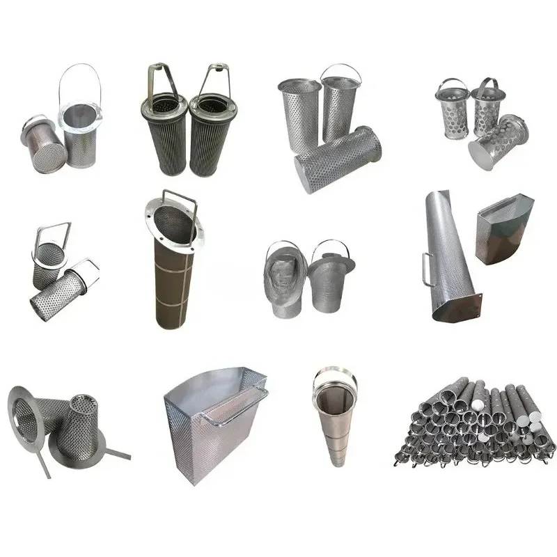 

Cylindrical basket ss304/316 sintered fibre melt pleated filter metal filter basket for industry