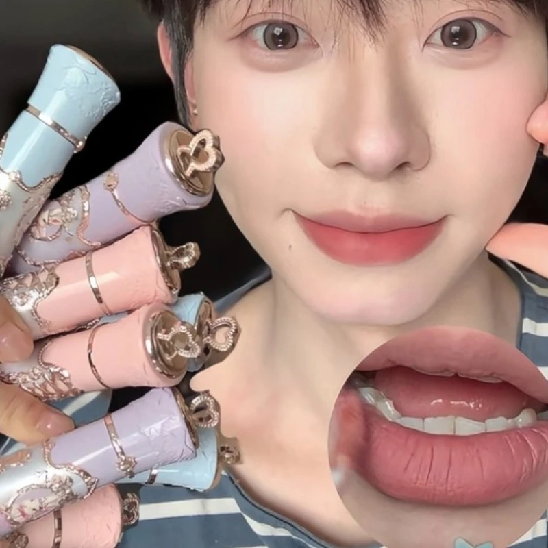 Flower Knows Bunny Garden Collection Cosmetics Cloud Lip Cream  Matte Lipstick Heart Love Cute Long-lasting Beauty Makeup