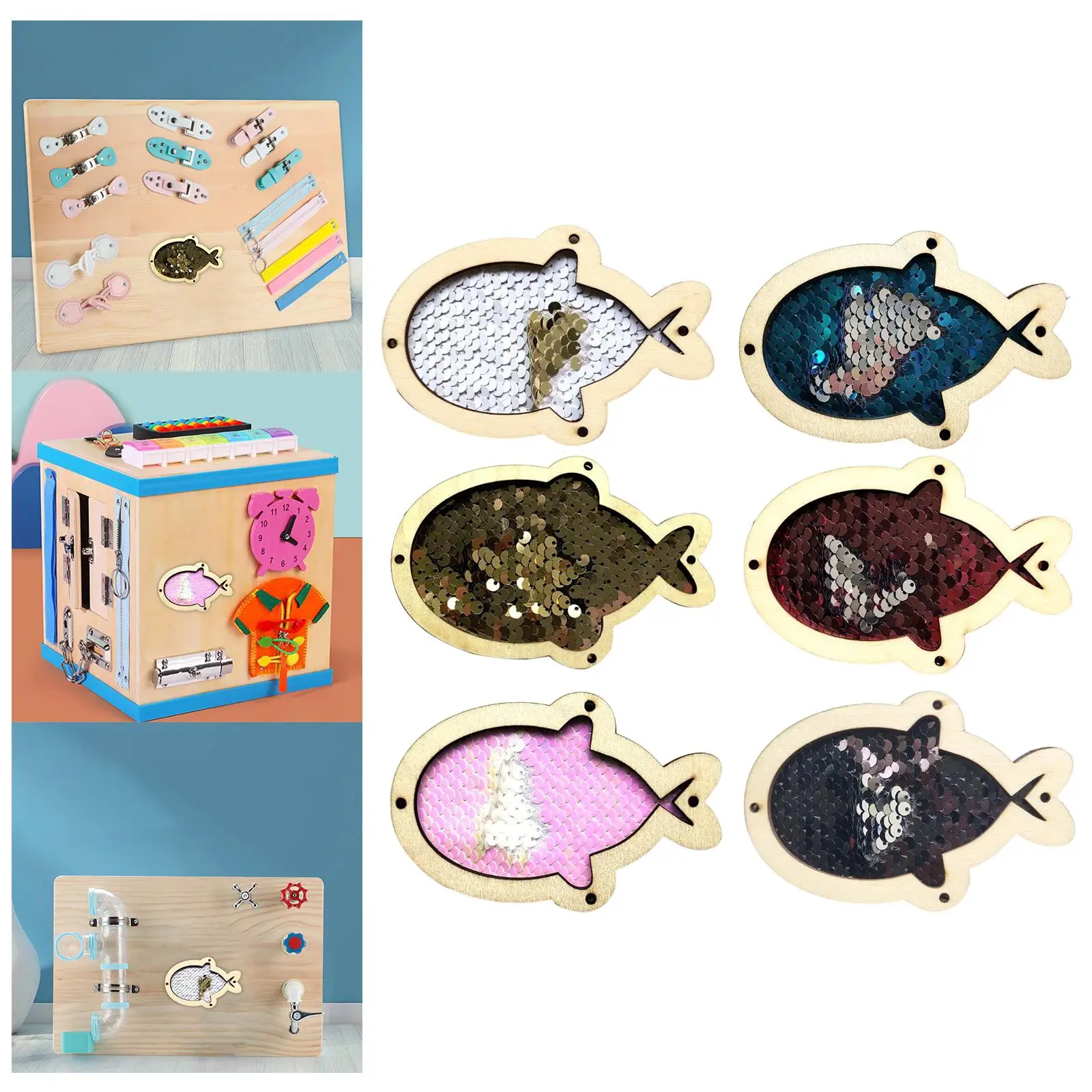 Aksesoris Papan Sibuk Sensorik Papan Sibuk Anak Keterampilan Motorik untuk Anak