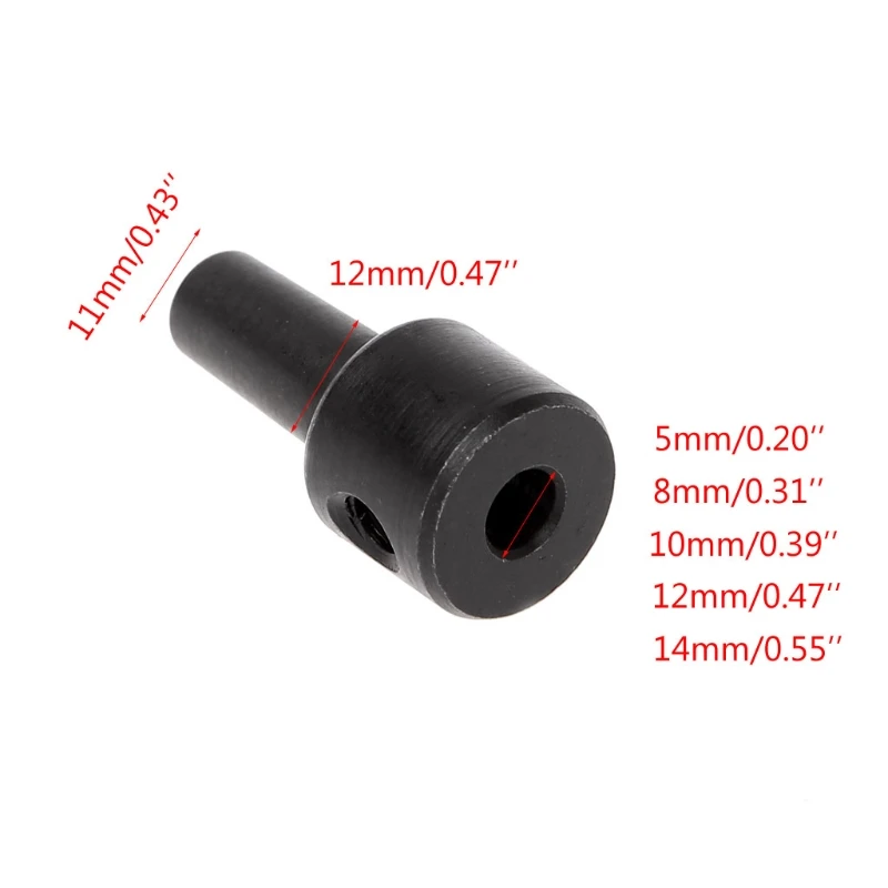 5mm-12mm Motor Shaft Coupler Reducing Sleeve Connector Rod For B12 Drill Chuck