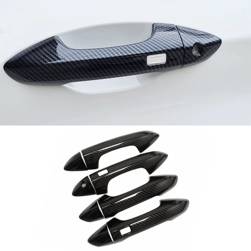 For Geely Coolray sx11 2018-2023 exterior handle frame trim Car door handle bowl Carbon styling cover decoration accessories