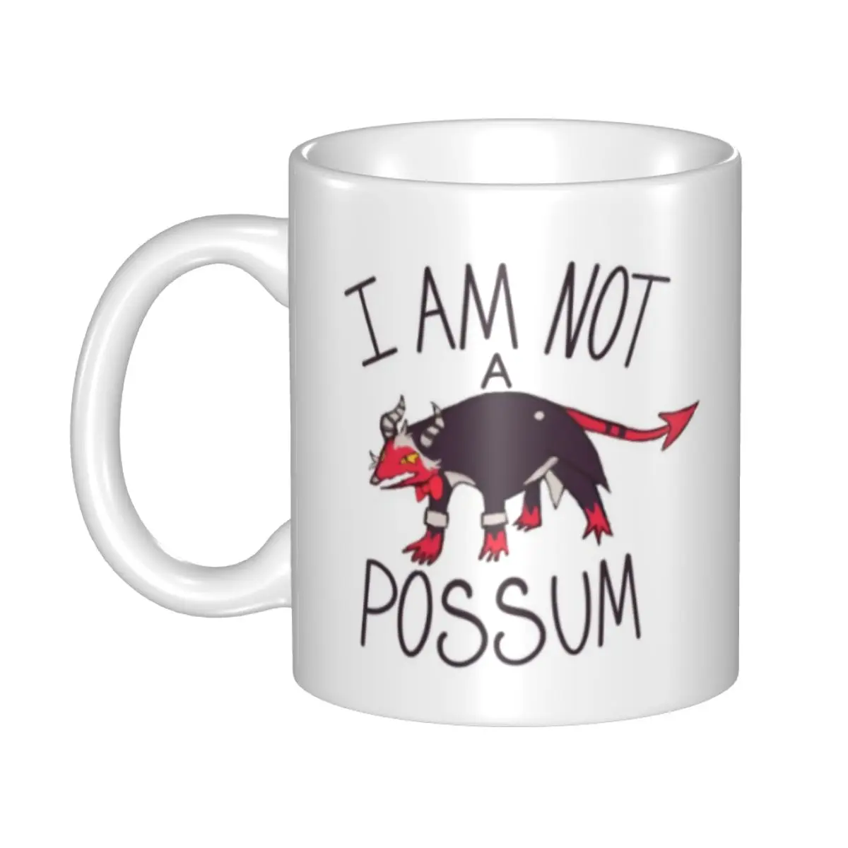 

Я не босс мультфильм POSSUM Helluva Boss кофейная кружка DIY персонализированная керамическая кружка чашка креативный подарок
