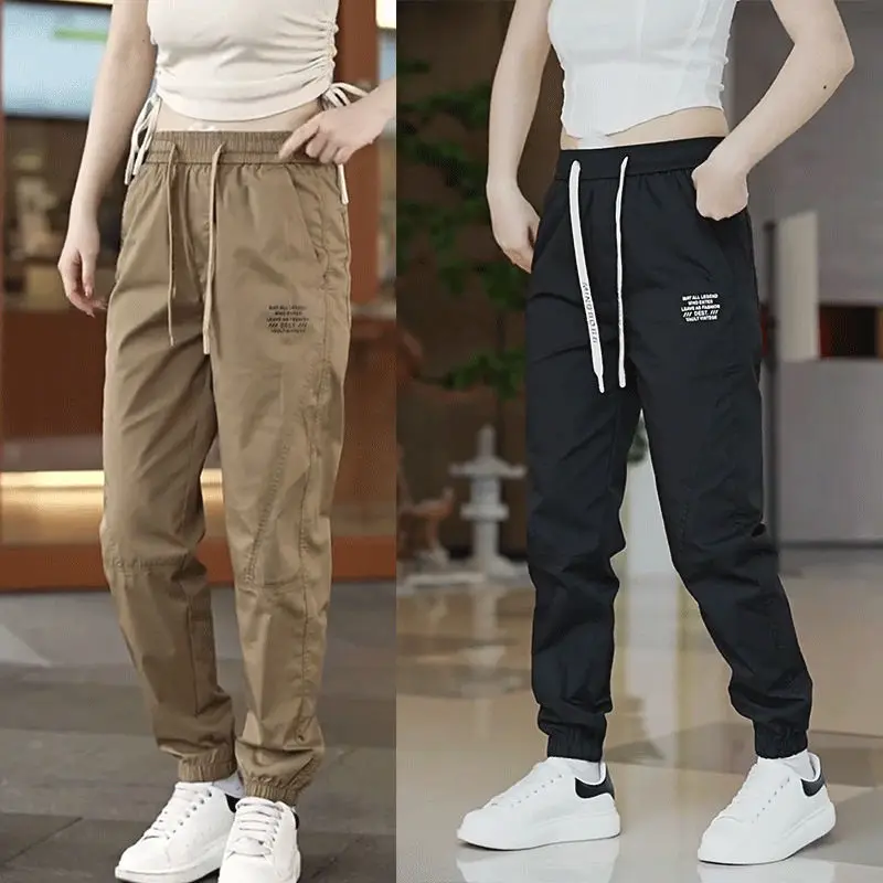 Man Pants Sports Pants Pants Men Spring Thin Breathable Bound Feet Workwear Motion New Casual