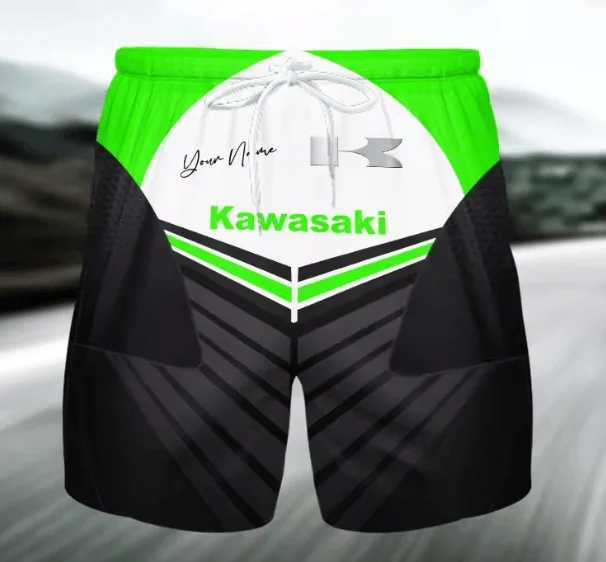 

Kawasaki Adventure Men 2025 Новые высококачественные мужские мотоциклетные шорты, спортивные шорты для уличного фитнеса на осень и лето