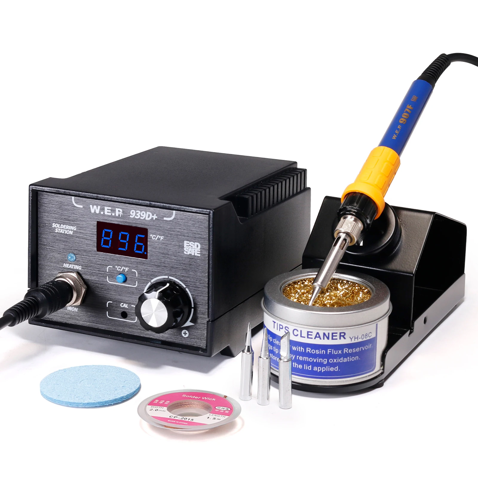 939D+ Multifunctional Professional Welding Soldering Iron Station