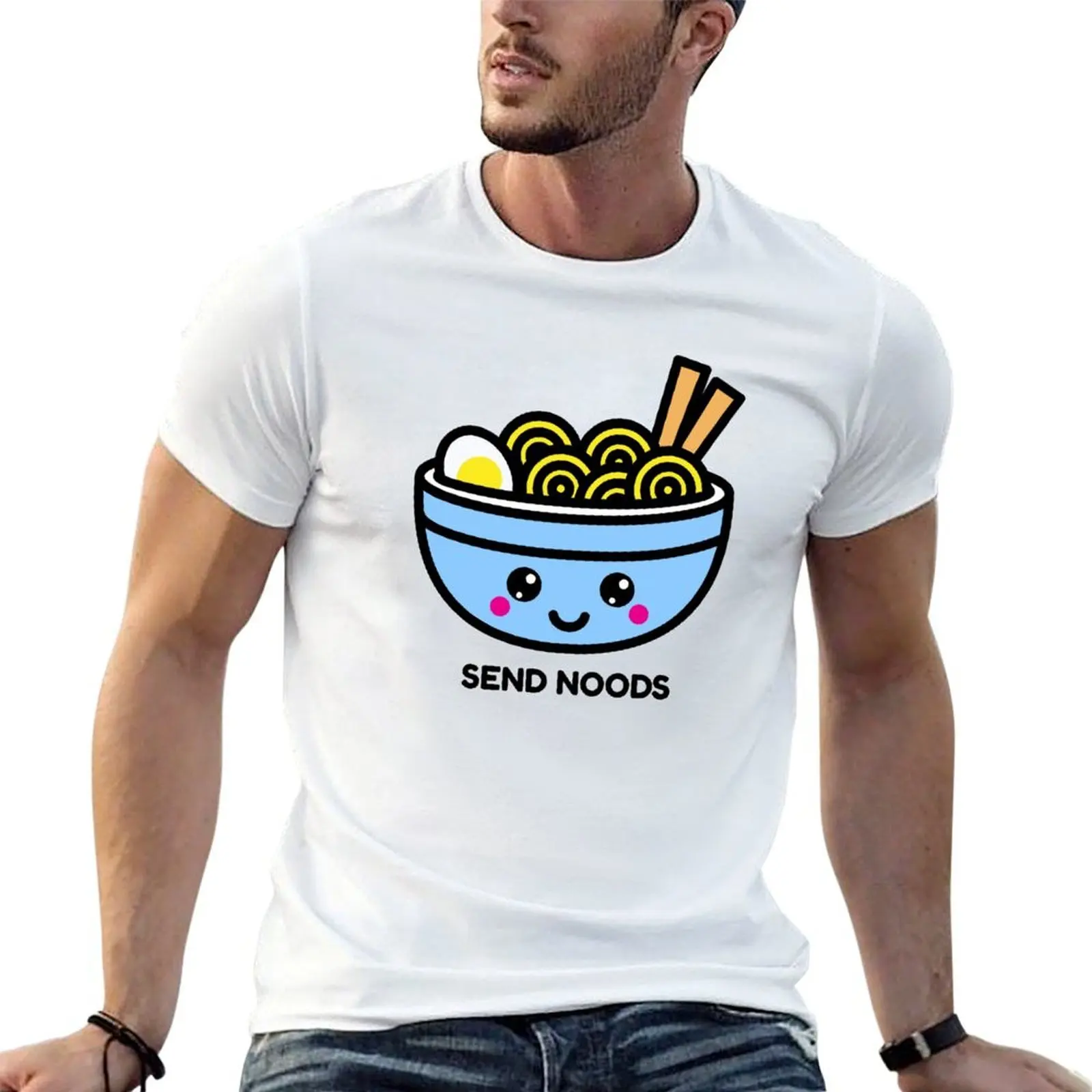 SEND NOODS T-Shirt Aesthetic clothing oversizeds mens designer t shirt