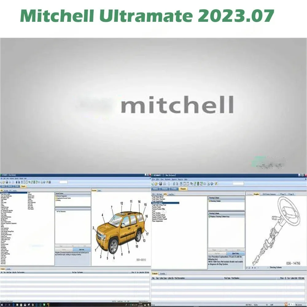 أحدث برنامج إصلاح لعام 2024 Mitchel Ultramate 2023.07 نظام تقدير متقدم كامل + رقعة لـ Unexpire + تثبيت دليل الفيديو