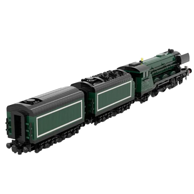 MOC-99054 Treinserie Flying Scotsman - LNER Klasse A3 (8w) bouwstenen, doe-het-zelf-model, stenen monteren, speelgoed verjaardagscadeau