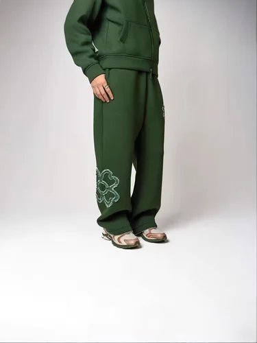 Imagen 2 del producto Unisex 2026 Otoño Invierno nueva ropa de calle Vintage conjunto con capucha suelta con cremallera sudadera Casual chándal traje de dos piezas