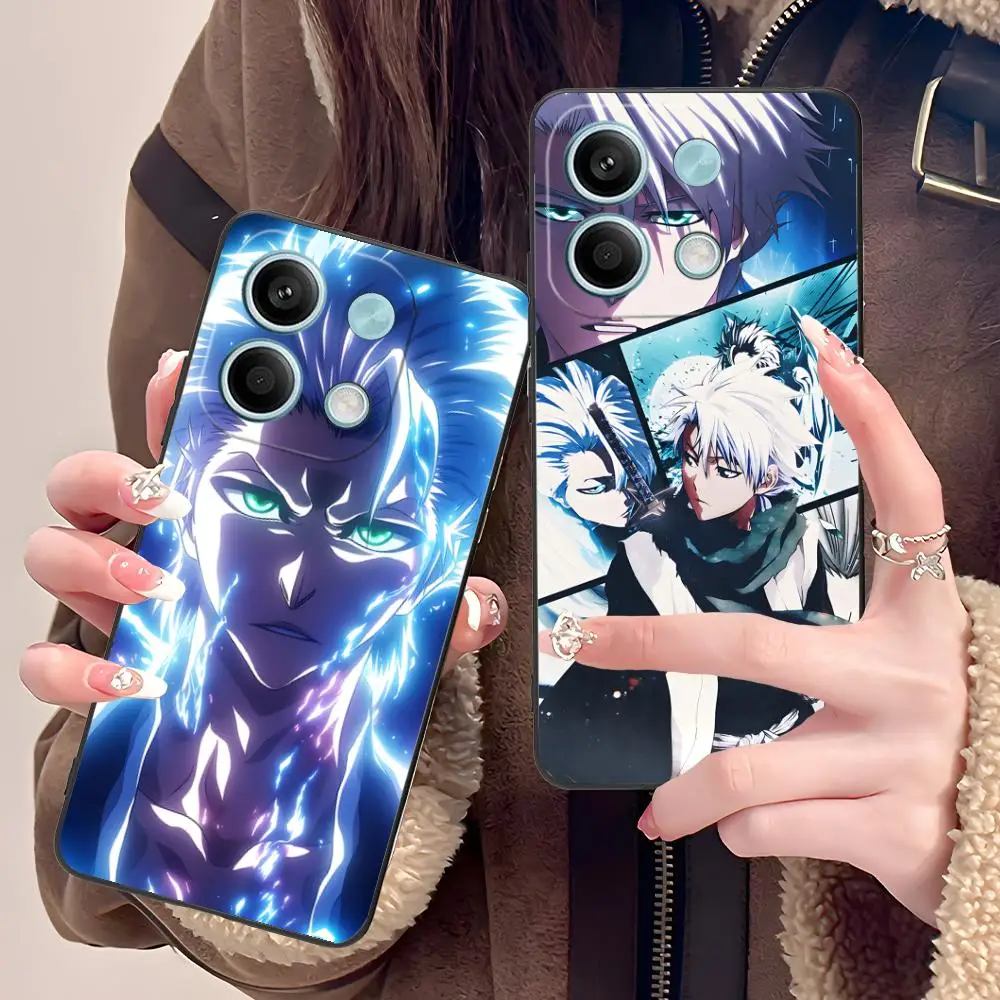 

Чехол для мобильного телефона Bleach Toshiro для POCO M6 M5 M4 M3 X7 X6 X5 X4 X3 F6 F5 F4 Pro GT 5G с цветной печатью, роскошный чехол, красивый
