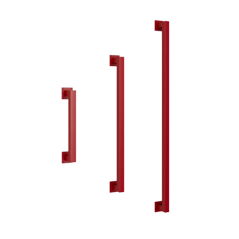 

wooden door handle modern new Chinese single-sided non-punching invisible courtyard large double door opposite handle