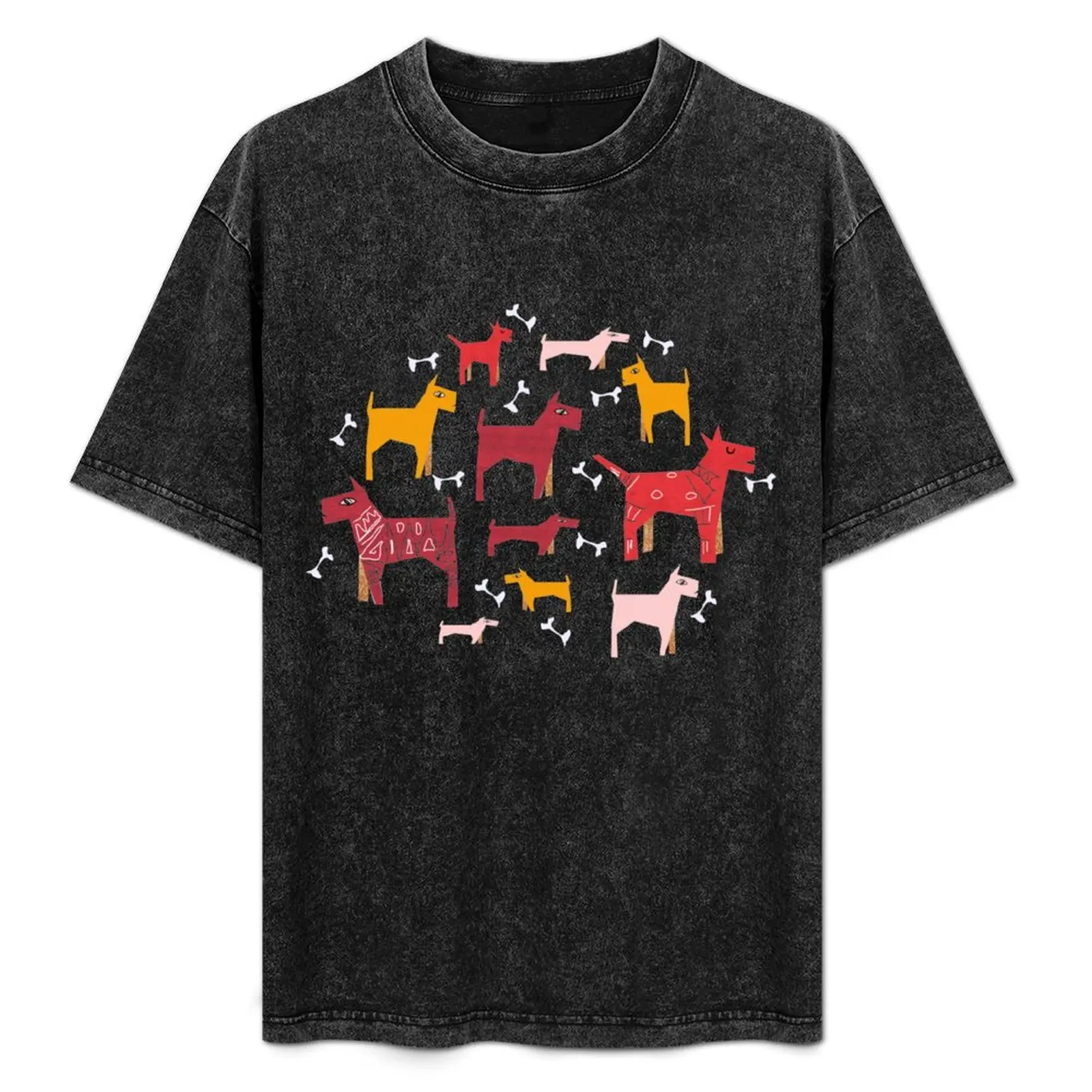 

Dogs Funny T-Shirt Casual Basic Street Style T-Shirt