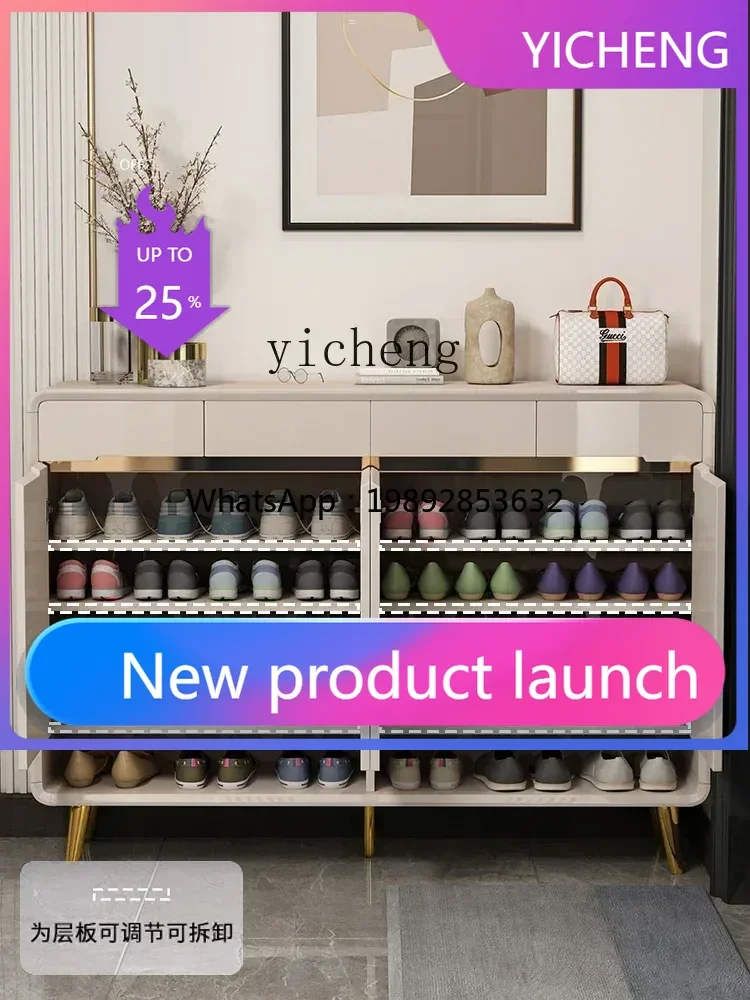 LYY shoe cabinet household door porch cabinet porch cabinet household seat integrated explosion