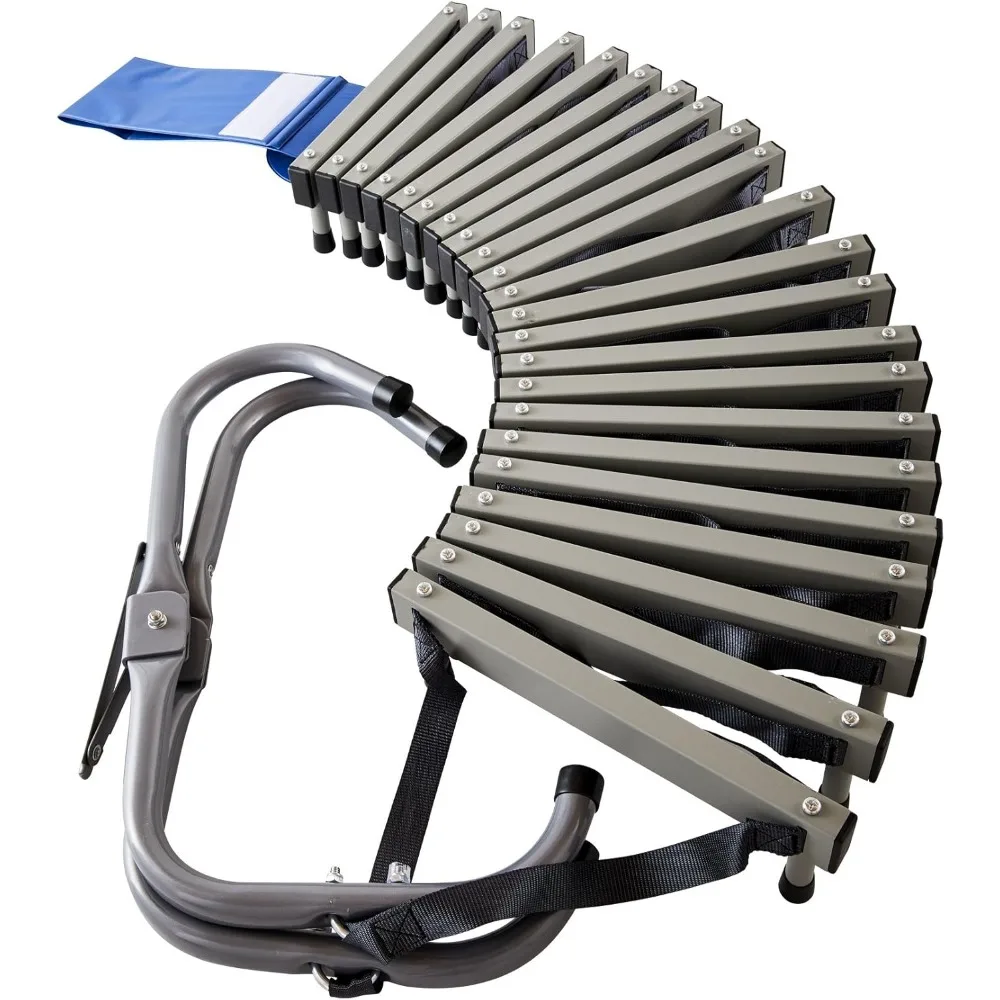 

Трехэтажная портативная пожарная лестница, 24 фута, EL53W-2, черная