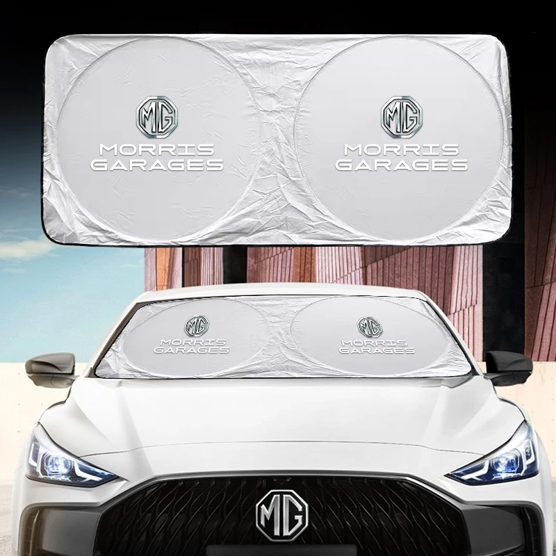 Foldable UV Block Heat Insulation Windshield Sun Visor Sun Shade Fit MG Cyberster MG3 MG5 MG6 MG7 ZS HS MG4 EV ES5 ONE Cyber X