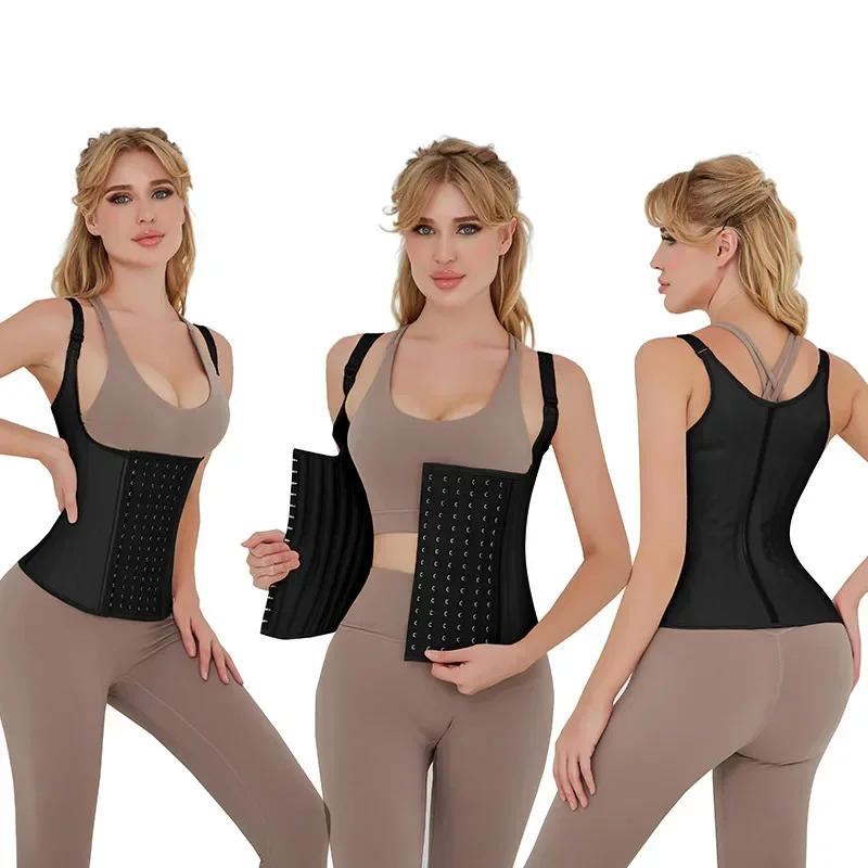 Waist Trainer Vest Slimming Corset For Weight Loss Body Shaper Sauna Suit Compression Shirt Belly Girdle Tops Shapewear