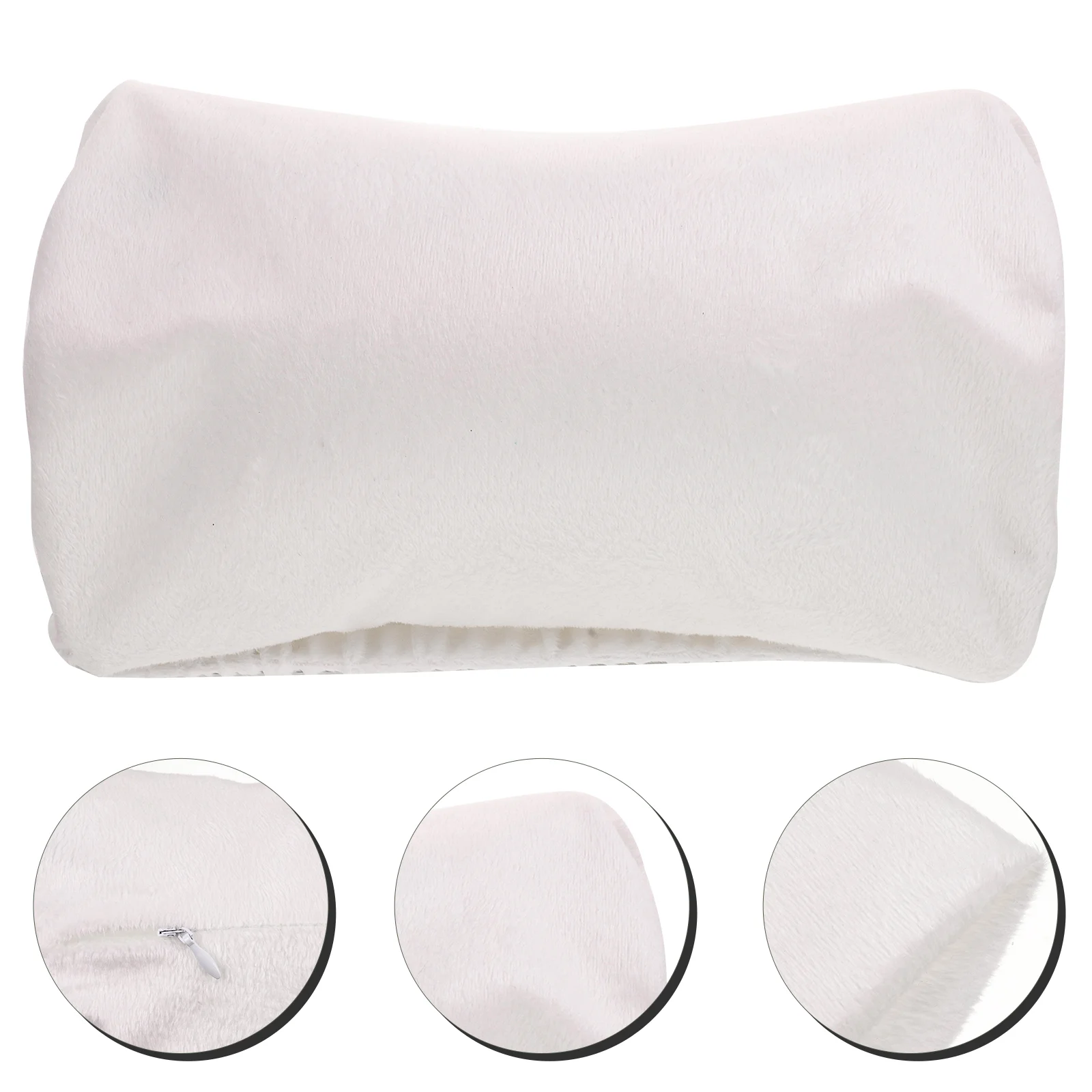 

Cylindrical Headrest Pillow Covers Circular Case Neck for Car Crystal Velvet Cylinder Pillows Circle